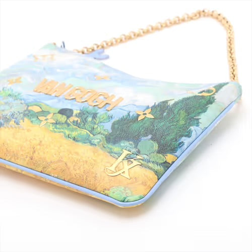 Louis Vuitton Jeff Koons Pochette Van Gogh Chain Pouch Masters Collection