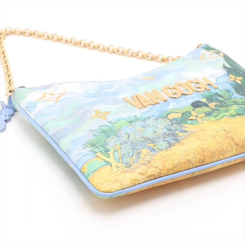 Louis Vuitton Jeff Koons Pochette Van Gogh Chain Pouch Masters Collection