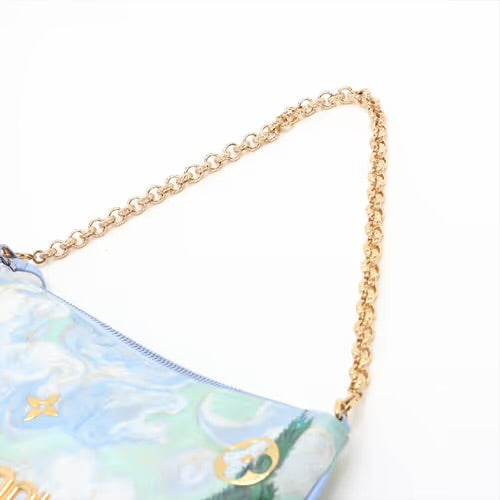 Louis Vuitton Jeff Koons Pochette Van Gogh Chain Pouch Masters Collection
