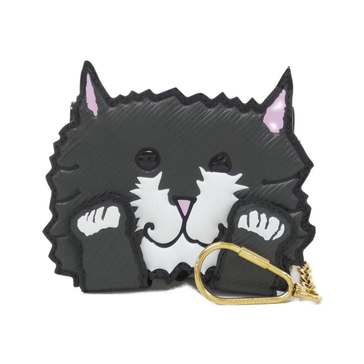 Louis Vuitton Grace Coddington Catogram Card Holder Pouch Epi Gray