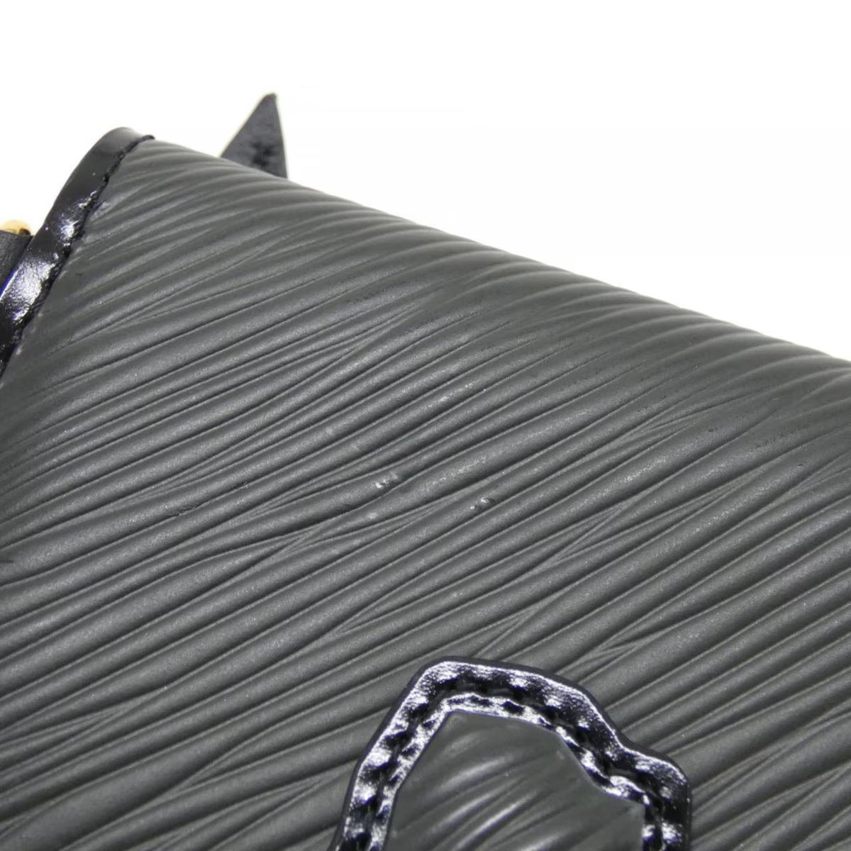 Louis Vuitton Grace Coddington Catogram Card Holder Pouch Epi Gray