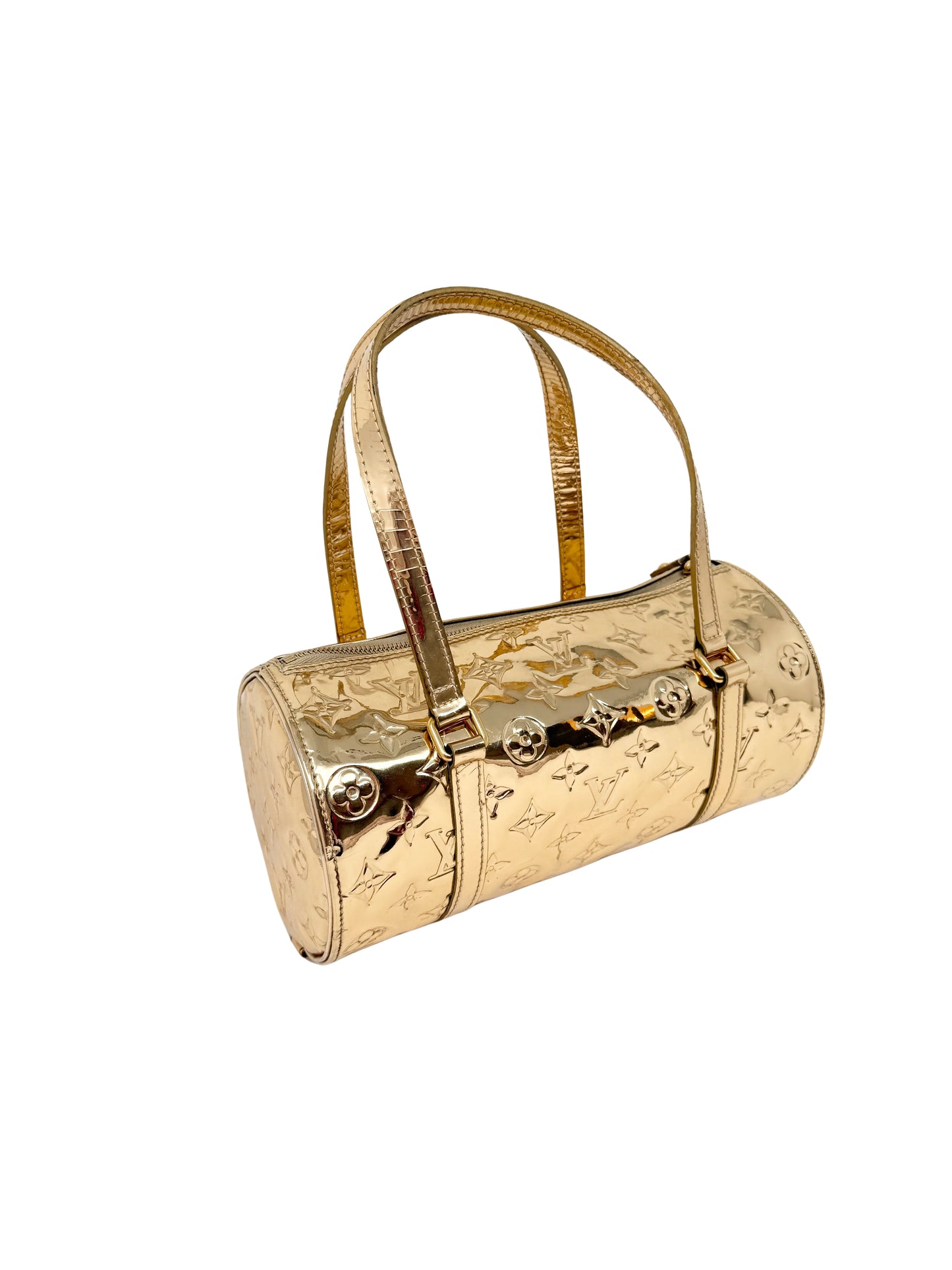 Louis Vuitton Monogram Miroir Mirror Papillon Dore Gold