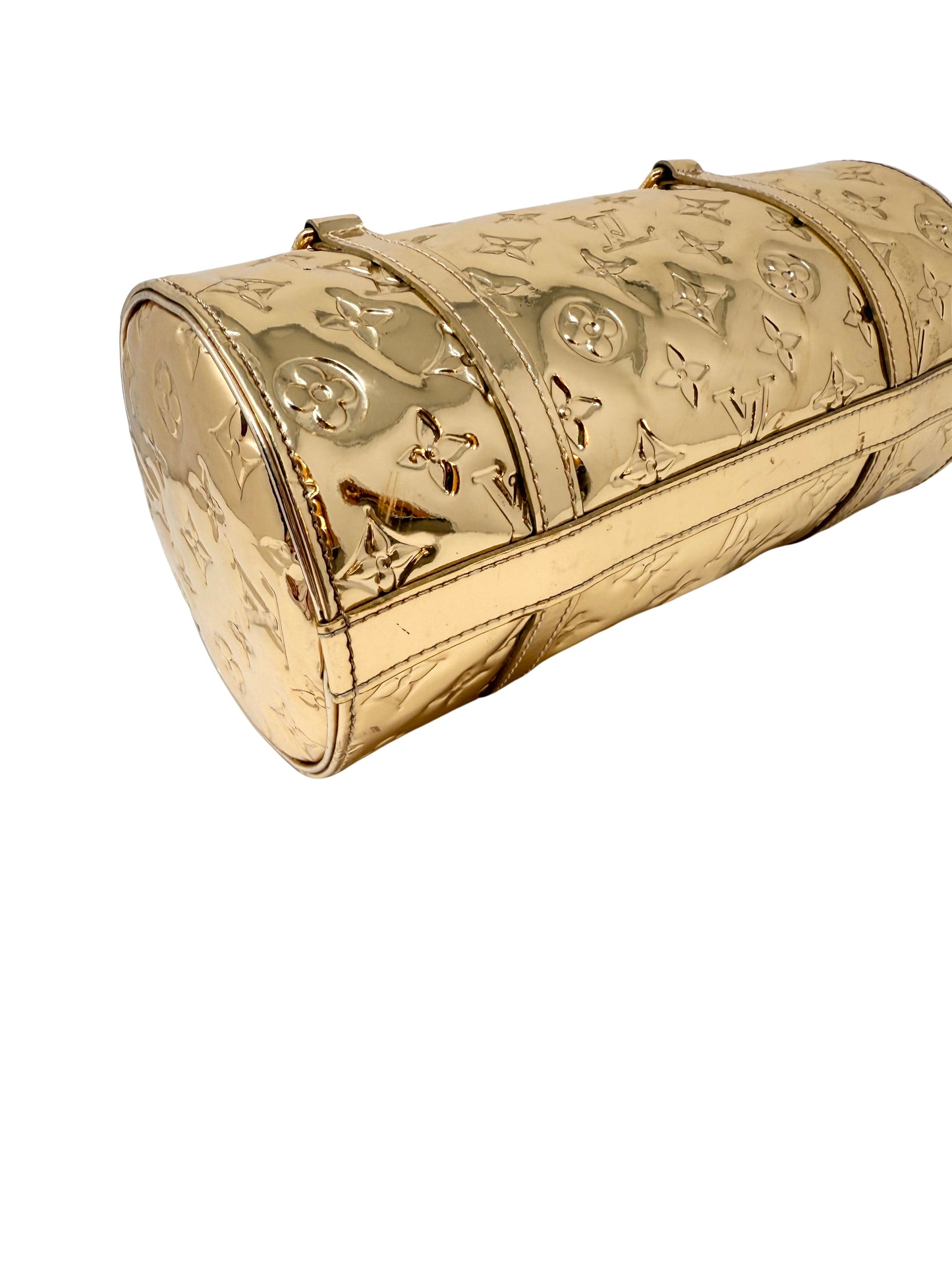 Louis Vuitton Monogram Miroir Mirror Papillon Dore Gold