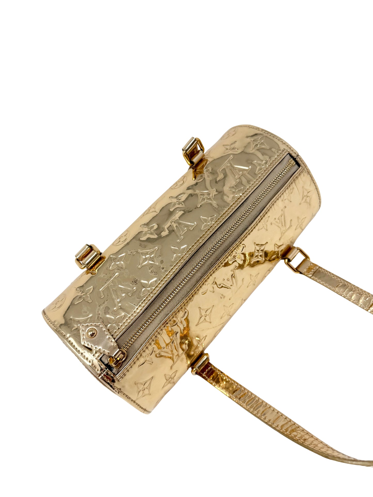 Louis Vuitton Monogram Miroir Mirror Papillon Dore Gold