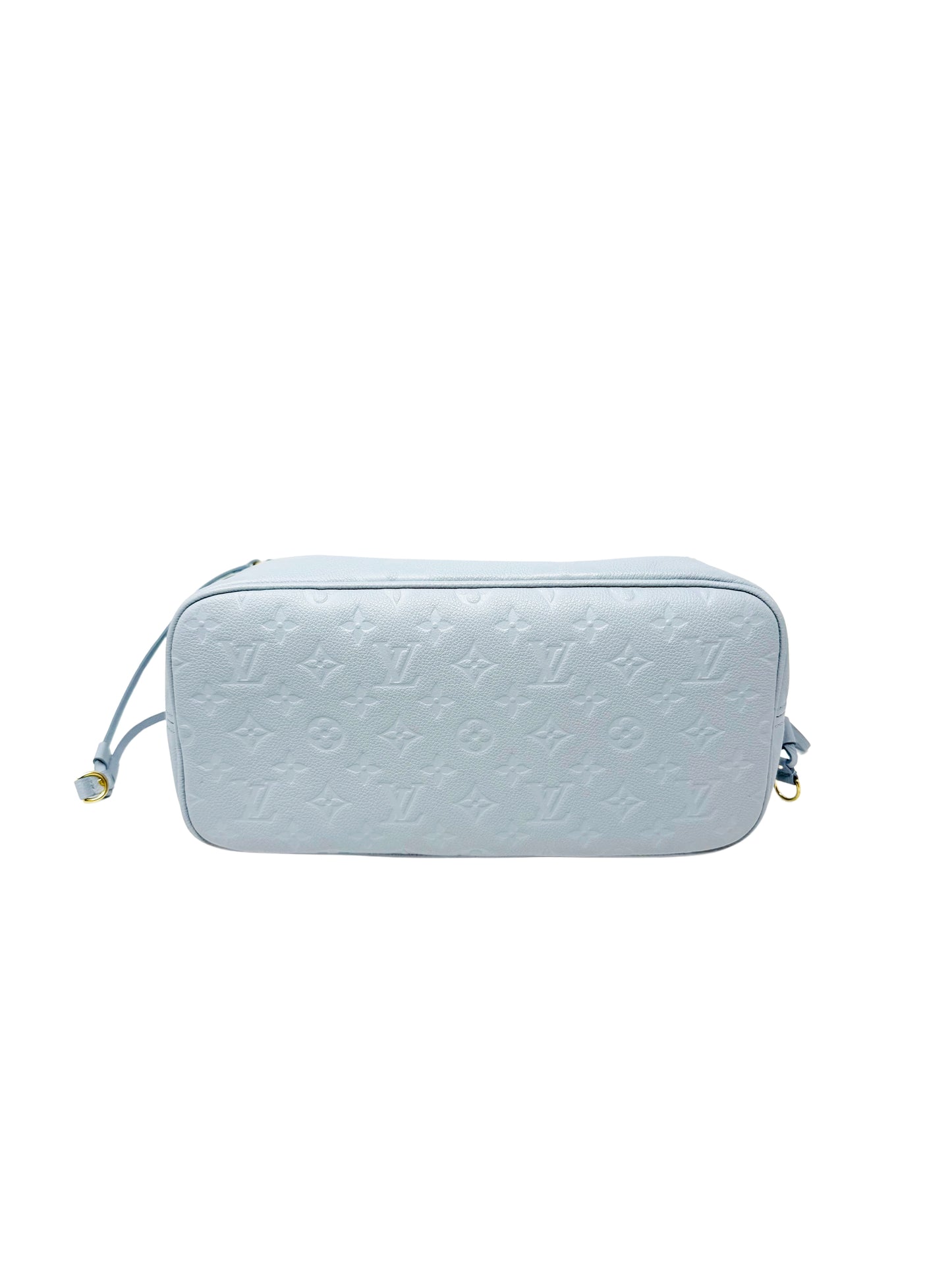 Louis Vuitton Monogram Giant Empreinte Neverfull MM Tote Blue Hour