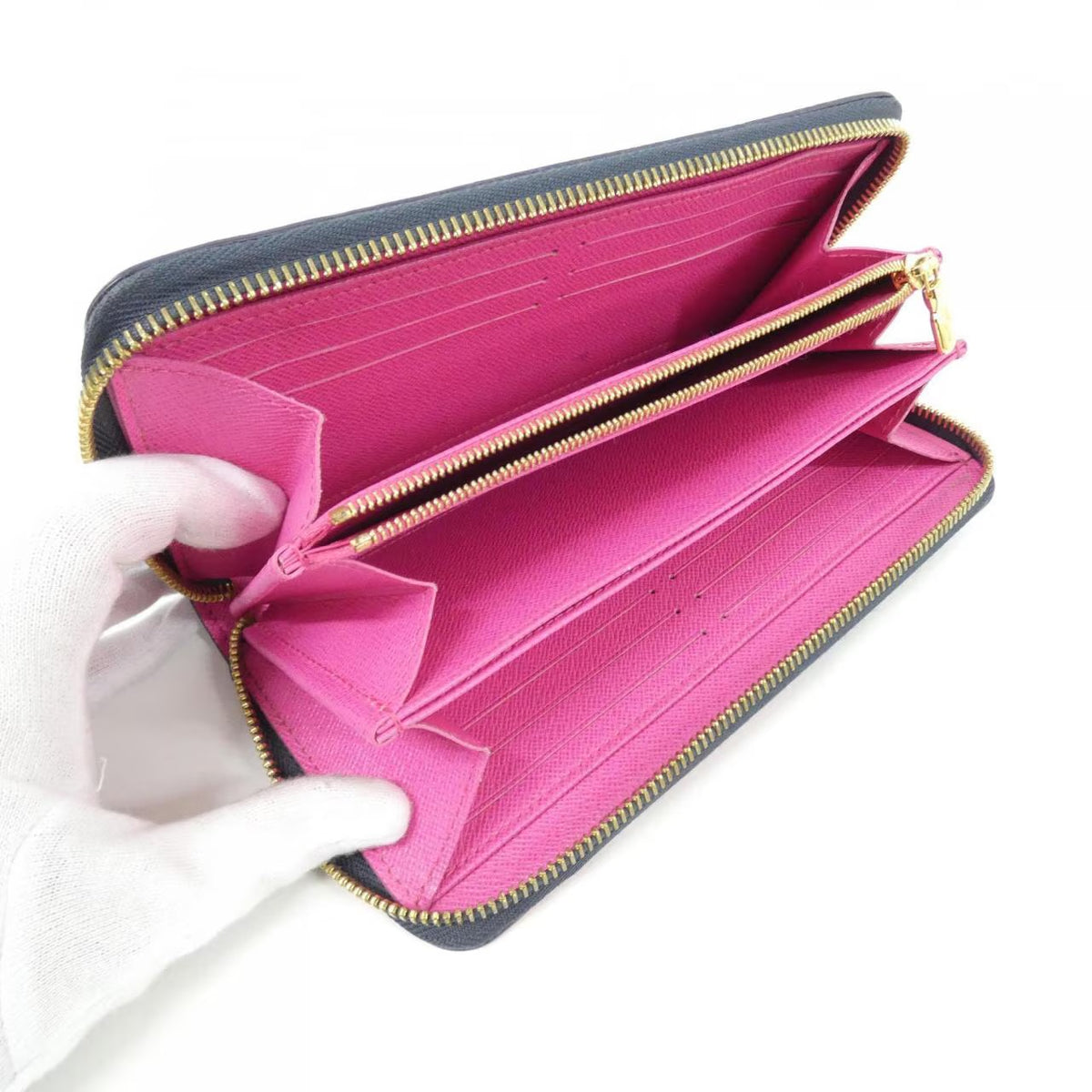 Louis Vuitton Midnight Fuchsia Zippy Wallet Spring in The City