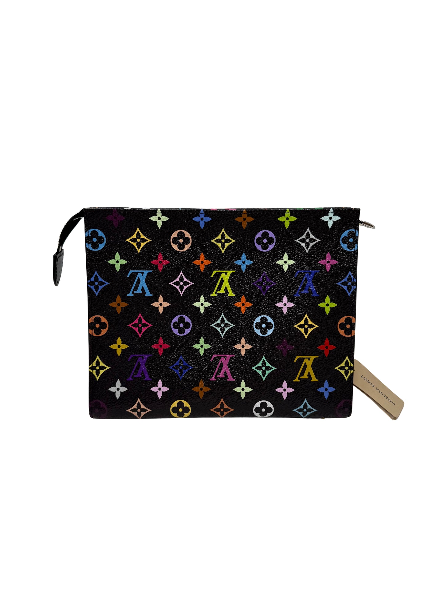 Louis Vuitton Murakami Cosmetic Toiletry Pouch 26 Multicolor Black
