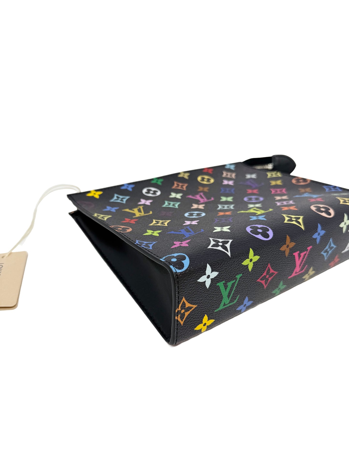 Louis Vuitton Murakami Cosmetic Toiletry Pouch 26 Multicolor Black