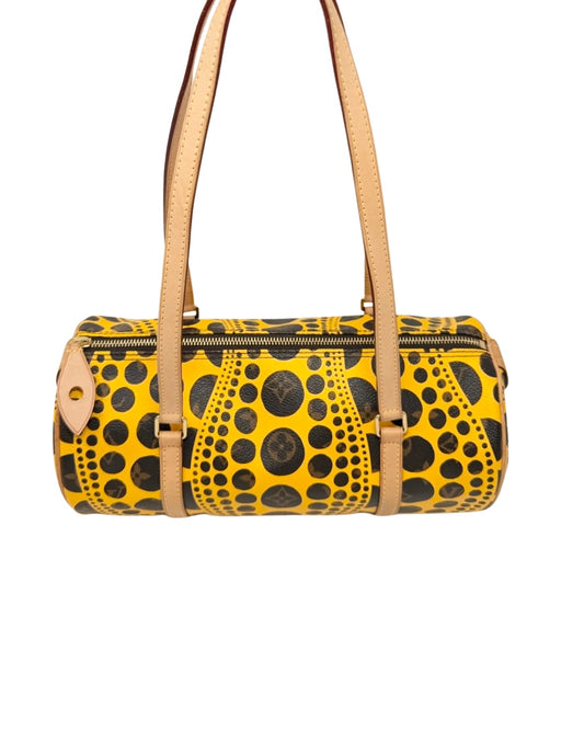 Louis Vuitton Yayoi Kusama Papillon Multicolor Infinity Dots Yellow