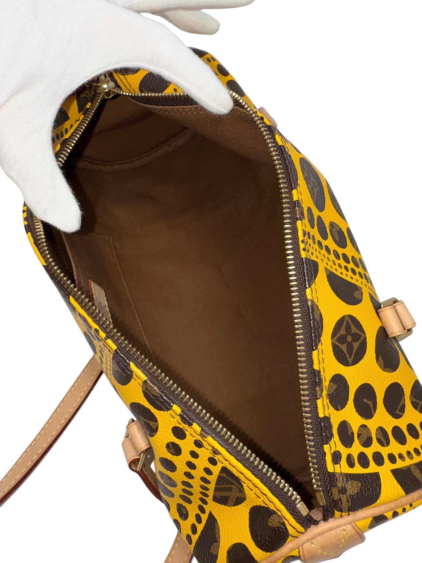 Louis Vuitton Yayoi Kusama Papillon Multicolor Infinity Dots Yellow