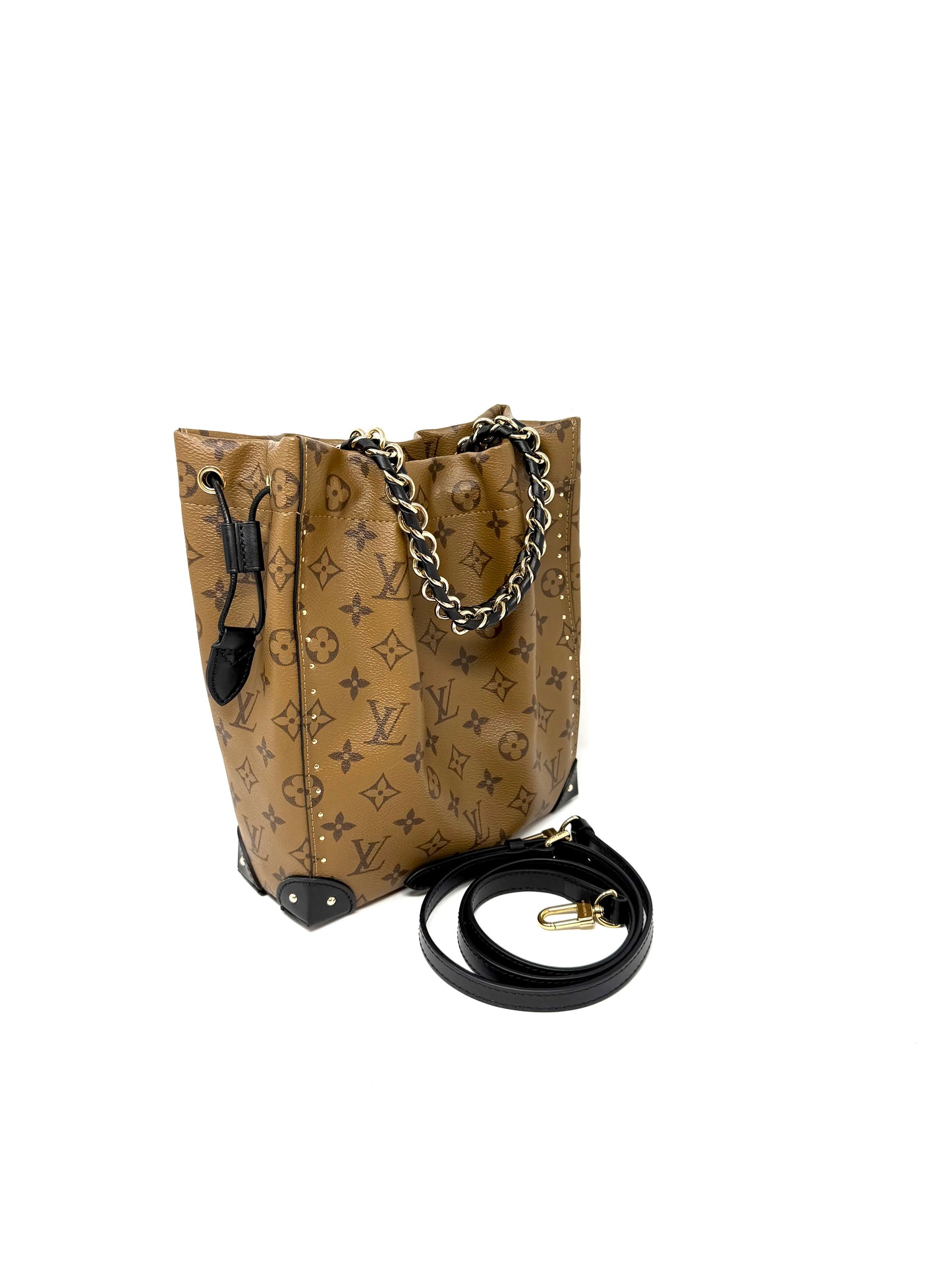 Louis Vuitton Noe Trunk PM Studded Monogram Reverse