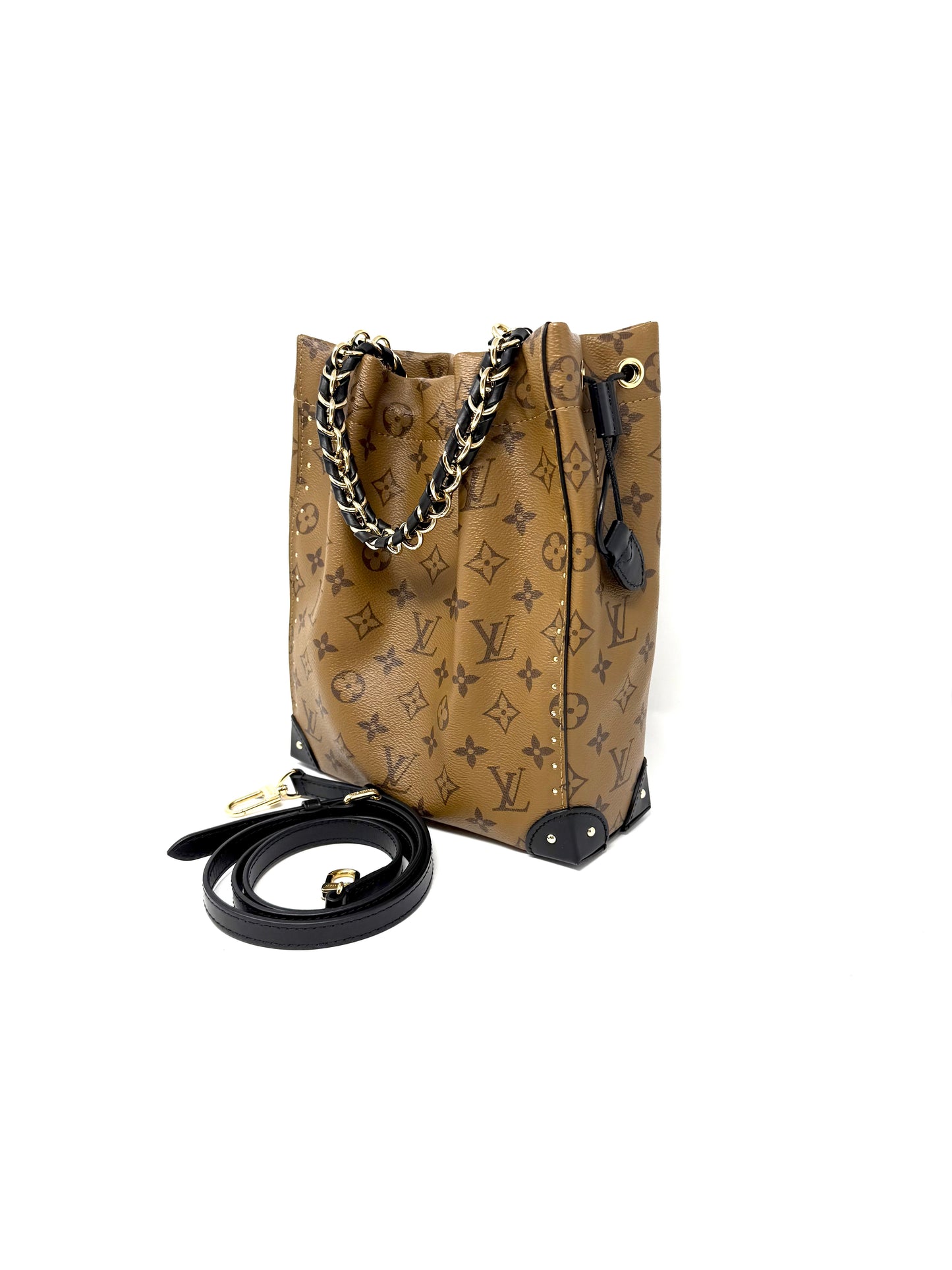 Louis Vuitton Noe Trunk PM Studded Monogram Reverse