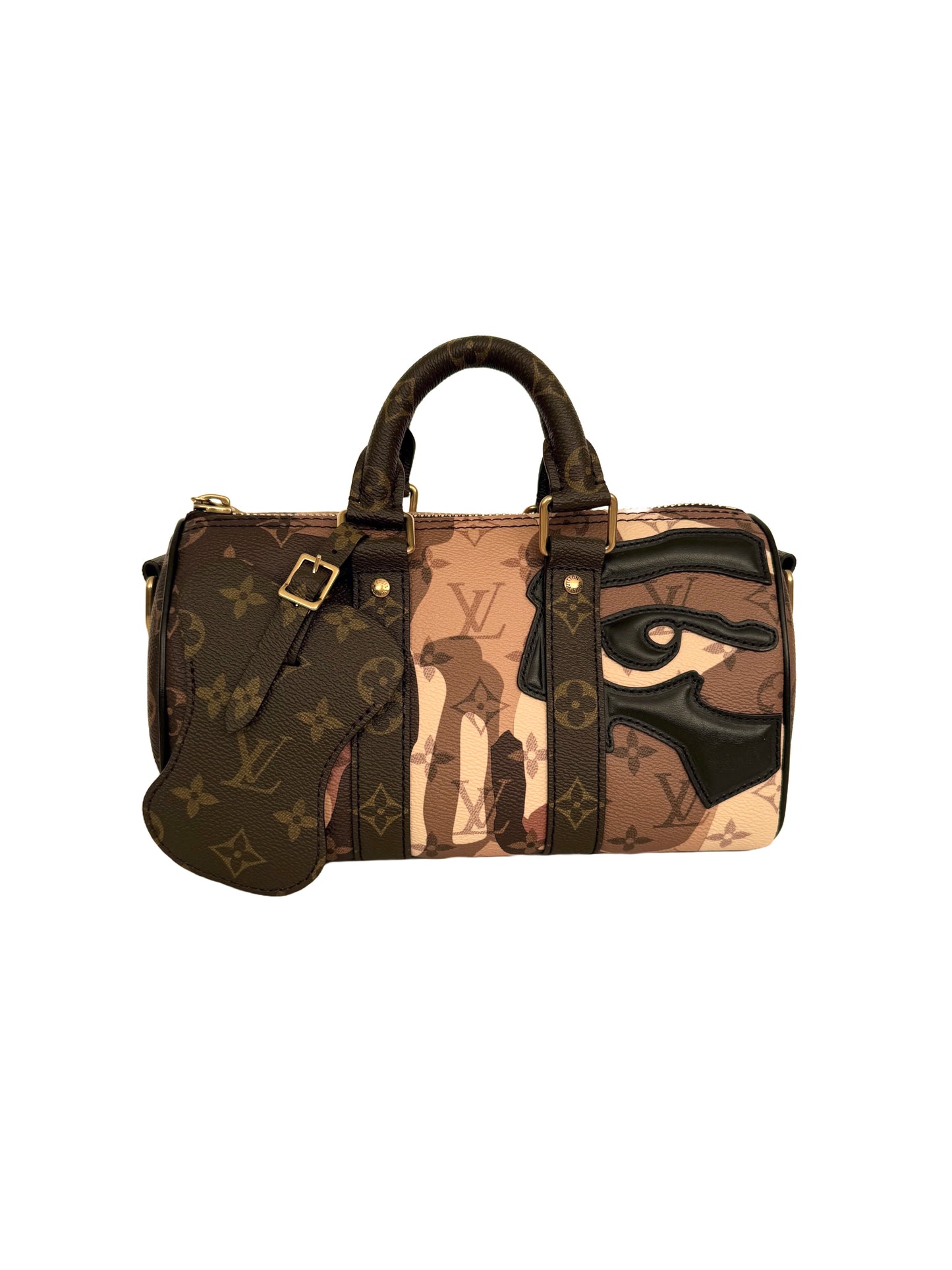 Louis Vuitton x KidSuper Keepall 25 Portrait Monogram Brown