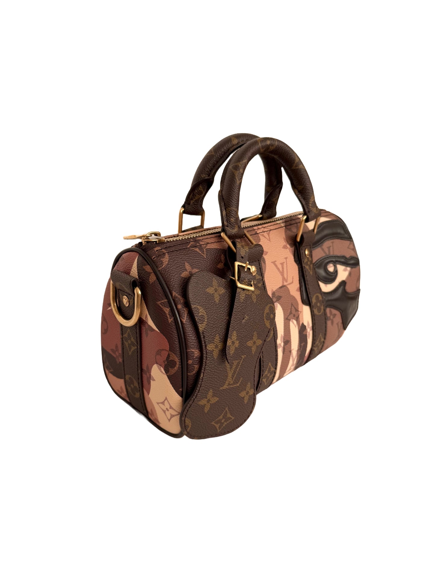 Louis Vuitton x KidSuper Keepall 25 Portrait Monogram Brown