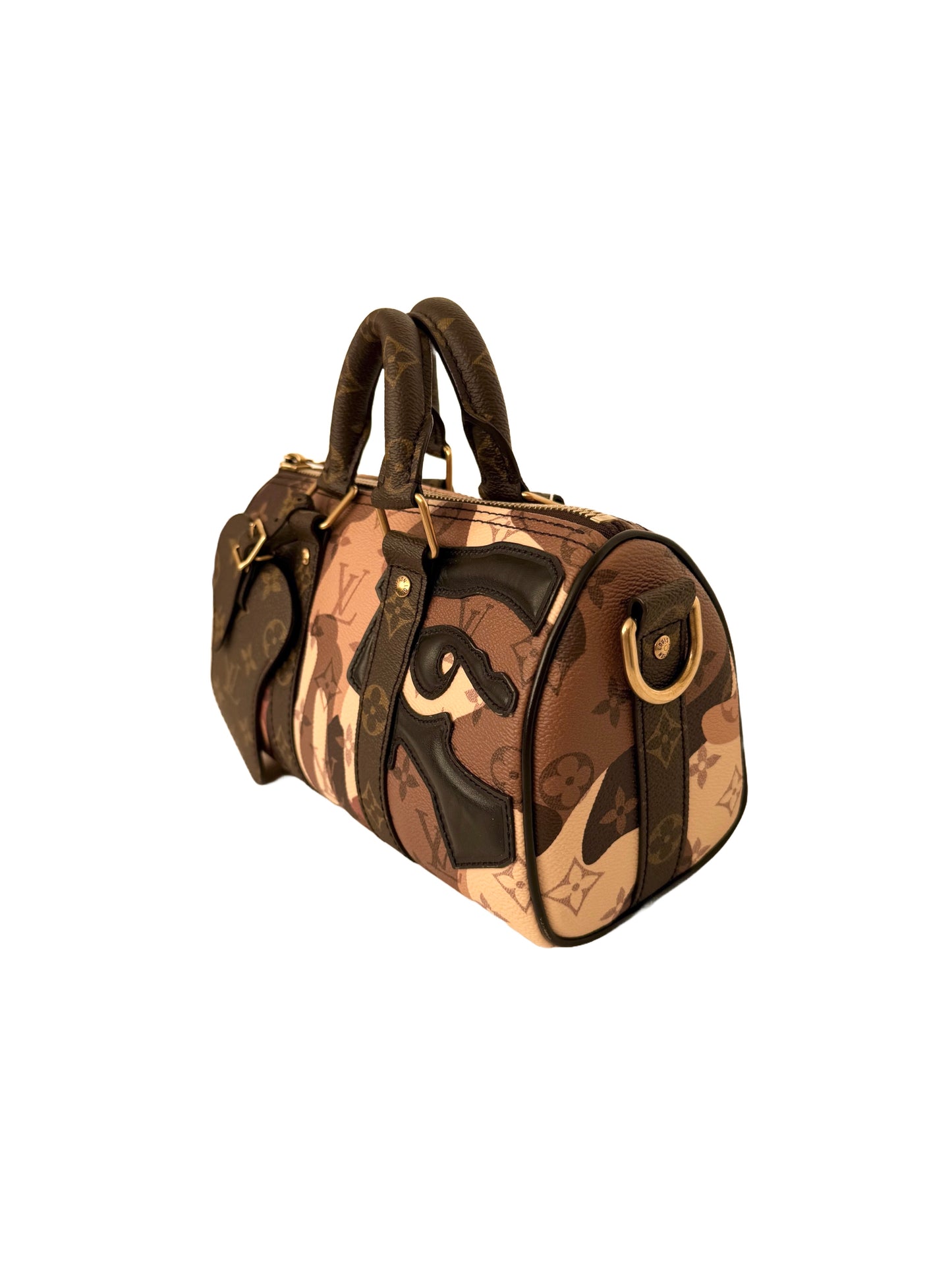 Louis Vuitton x KidSuper Keepall 25 Portrait Monogram Brown