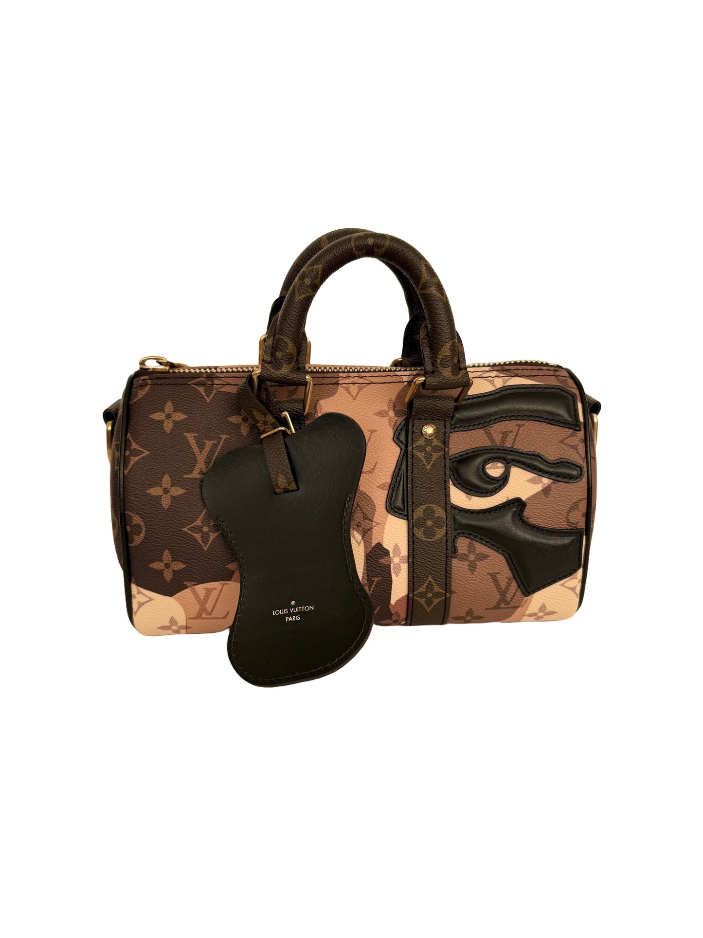 Louis Vuitton x KidSuper Keepall 25 Portrait Monogram Brown