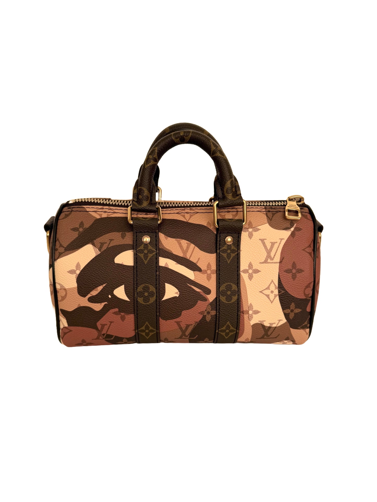 Louis Vuitton x KidSuper Keepall 25 Portrait Monogram Brown