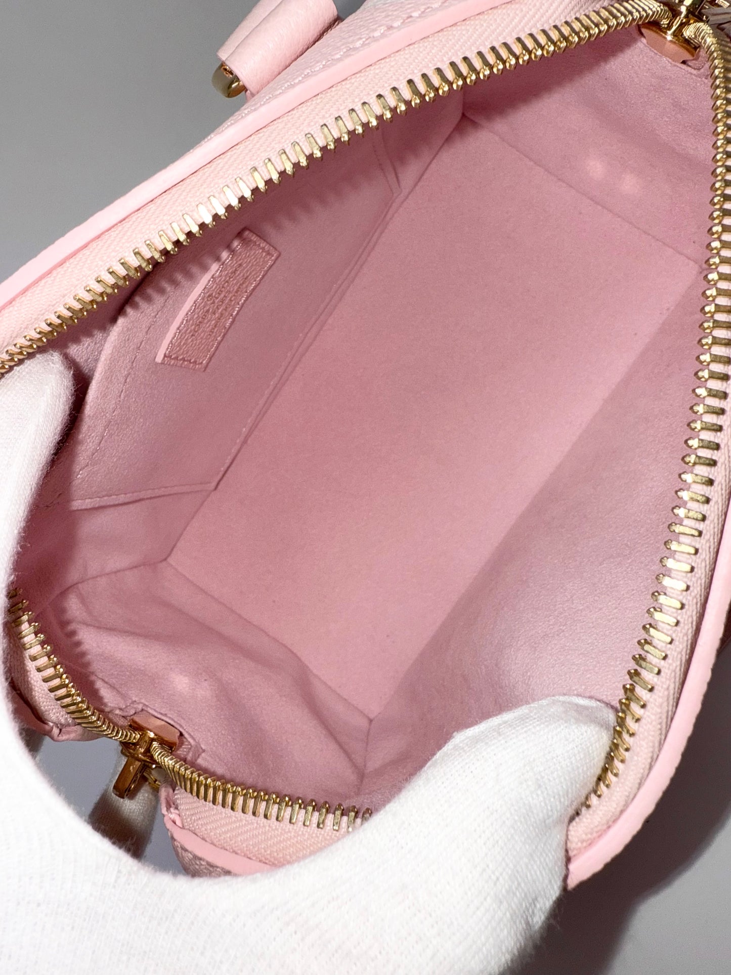 Louis Vuitton Speedy 20 Bandouliere Pink Degrade Monogram Empreinte By The Pool