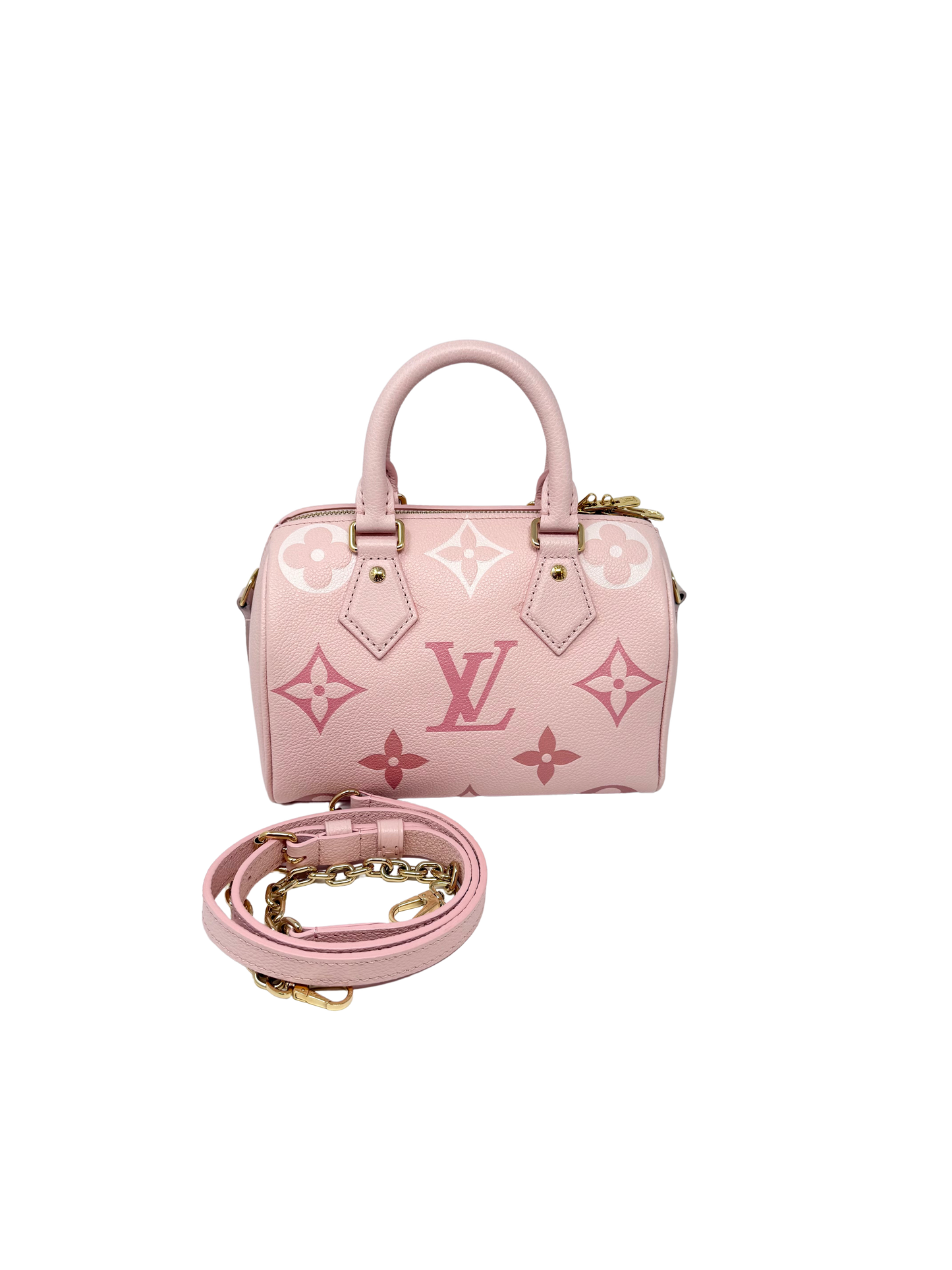 Louis Vuitton Speedy 20 Bandouliere Pink Degrade Monogram Empreinte By The Pool