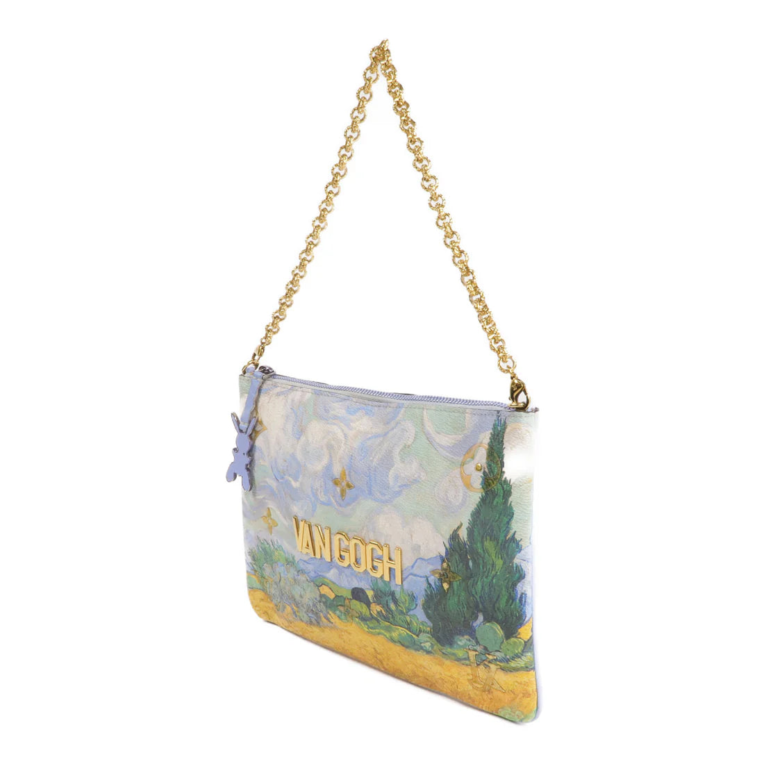 Louis Vuitton Jeff Koons Pochette Van Gogh Chain Pouch Masters Collection