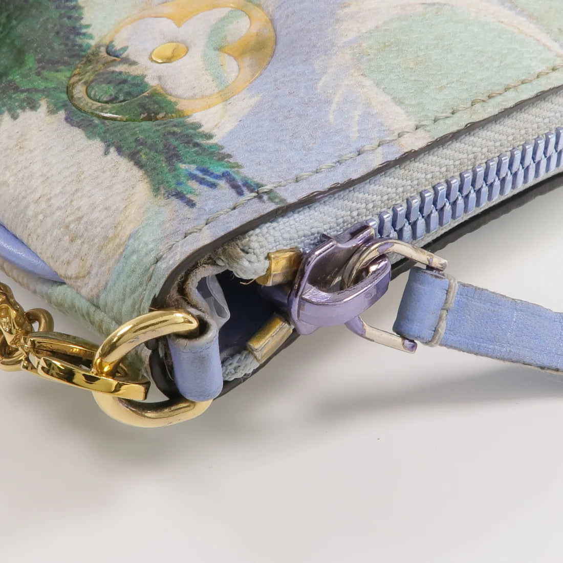 Louis Vuitton Jeff Koons Pochette Van Gogh Chain Pouch Masters Collection