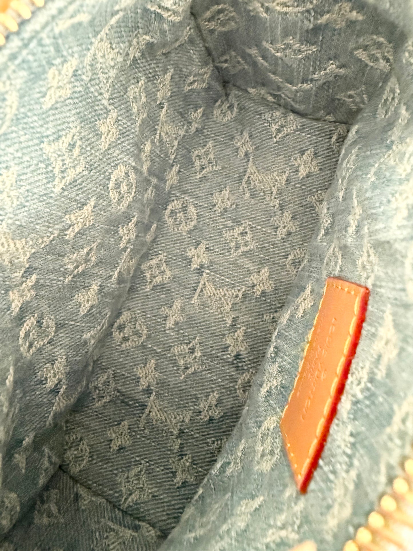 Louis Vuitton Speedy Nano Monogram Denim