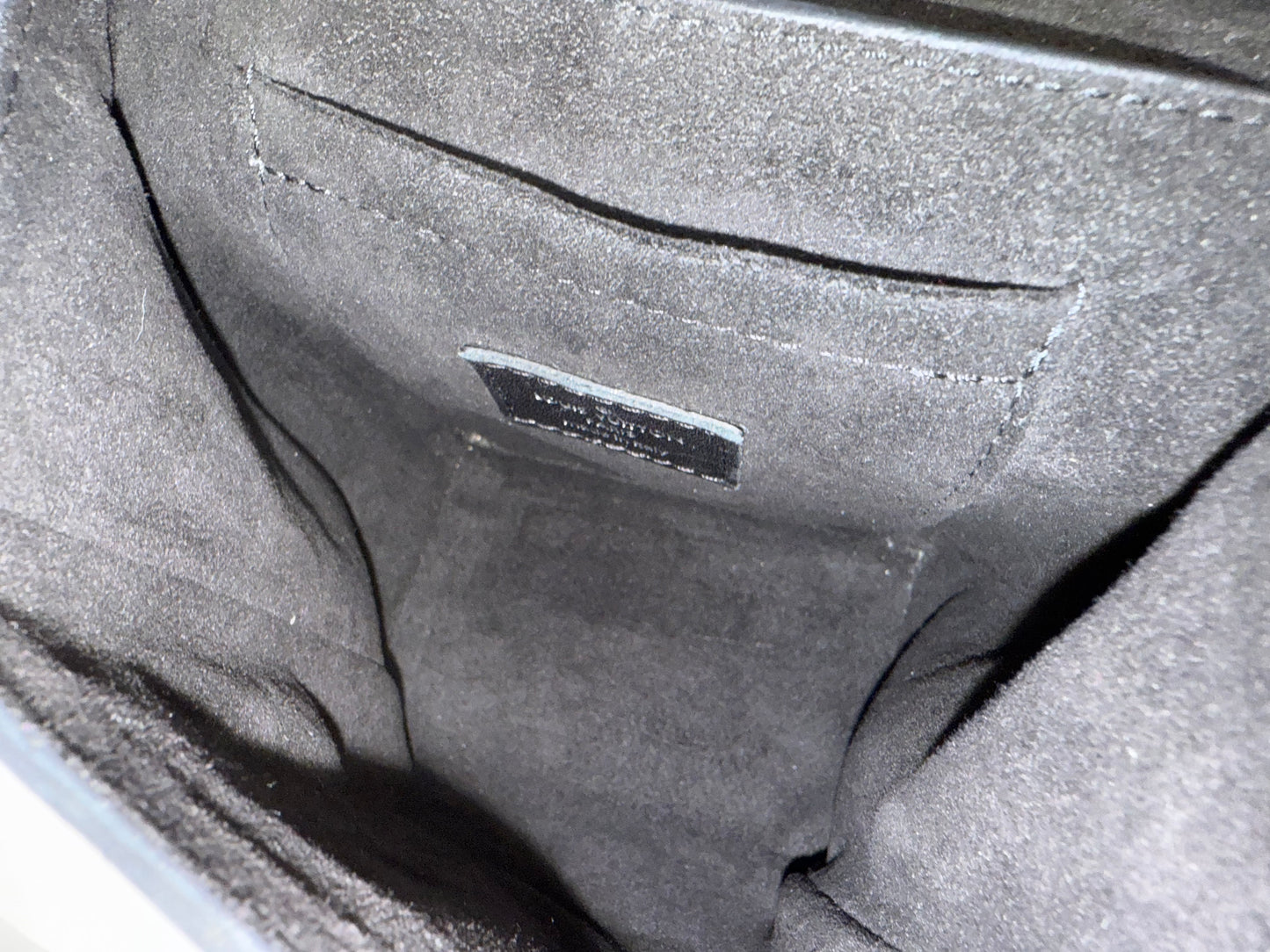 Louis Vuitton Camera Box Trunk Top Handle Studded Black Silver Monogram Canvas