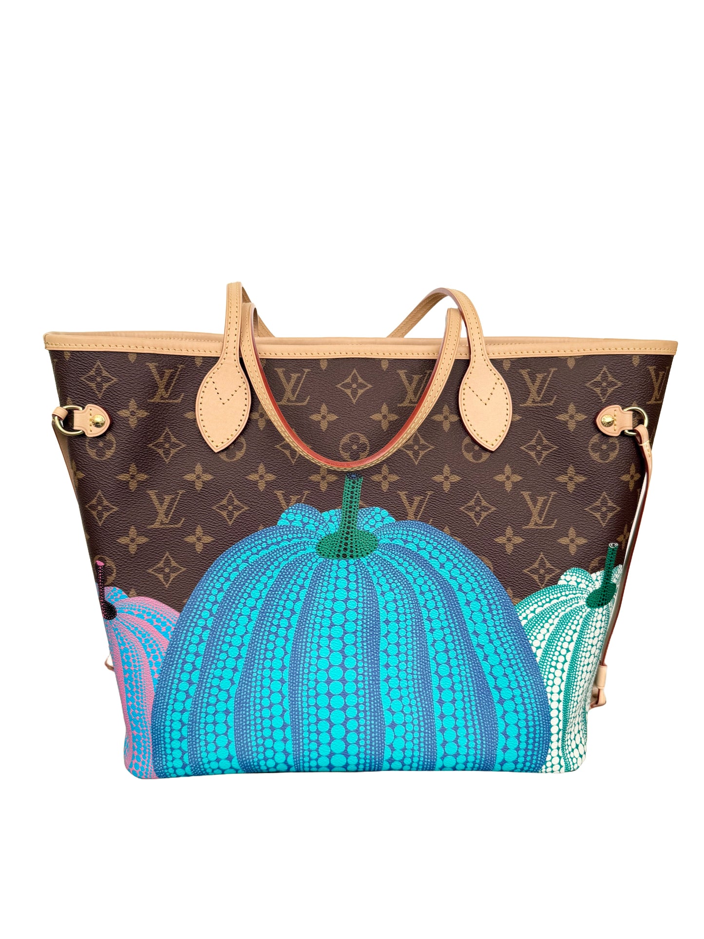 Louis Vuitton Yayoi Kusama Neverfull MM Pumpkin Dots LV x YK