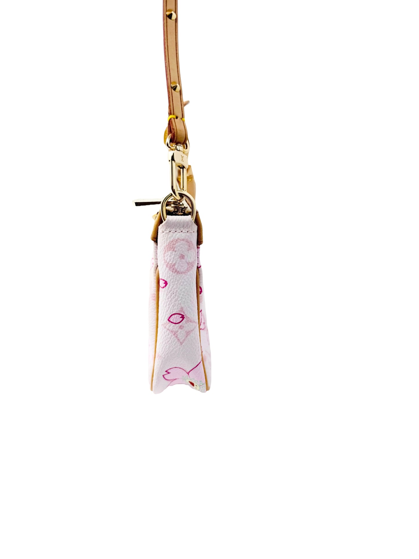 Louis Vuitton Takashi Murakami Pink Monogram Cherry Blossom Pochette Accessoires