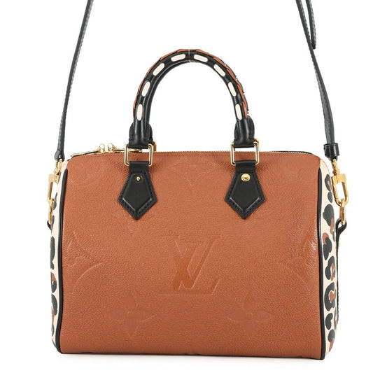Louis Vuitton Empreinte Wild At Heart Speedy Bandouliere 25 Caramel Cognac Brown