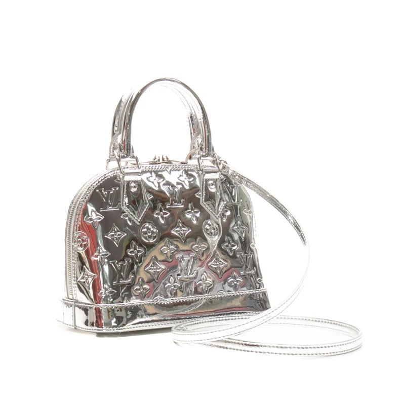 Louis Vuitton Alma BB LV Ski Monogram Miroir Silver
