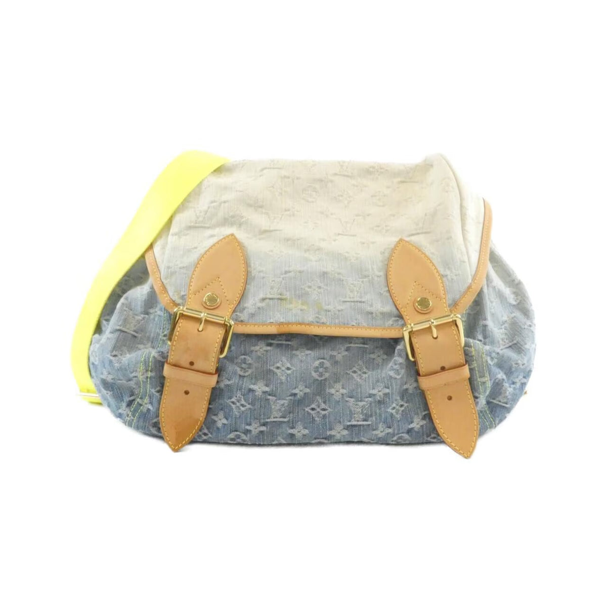 Louis Vuitton Sunrise Sunburst Denim Monogram Messenger