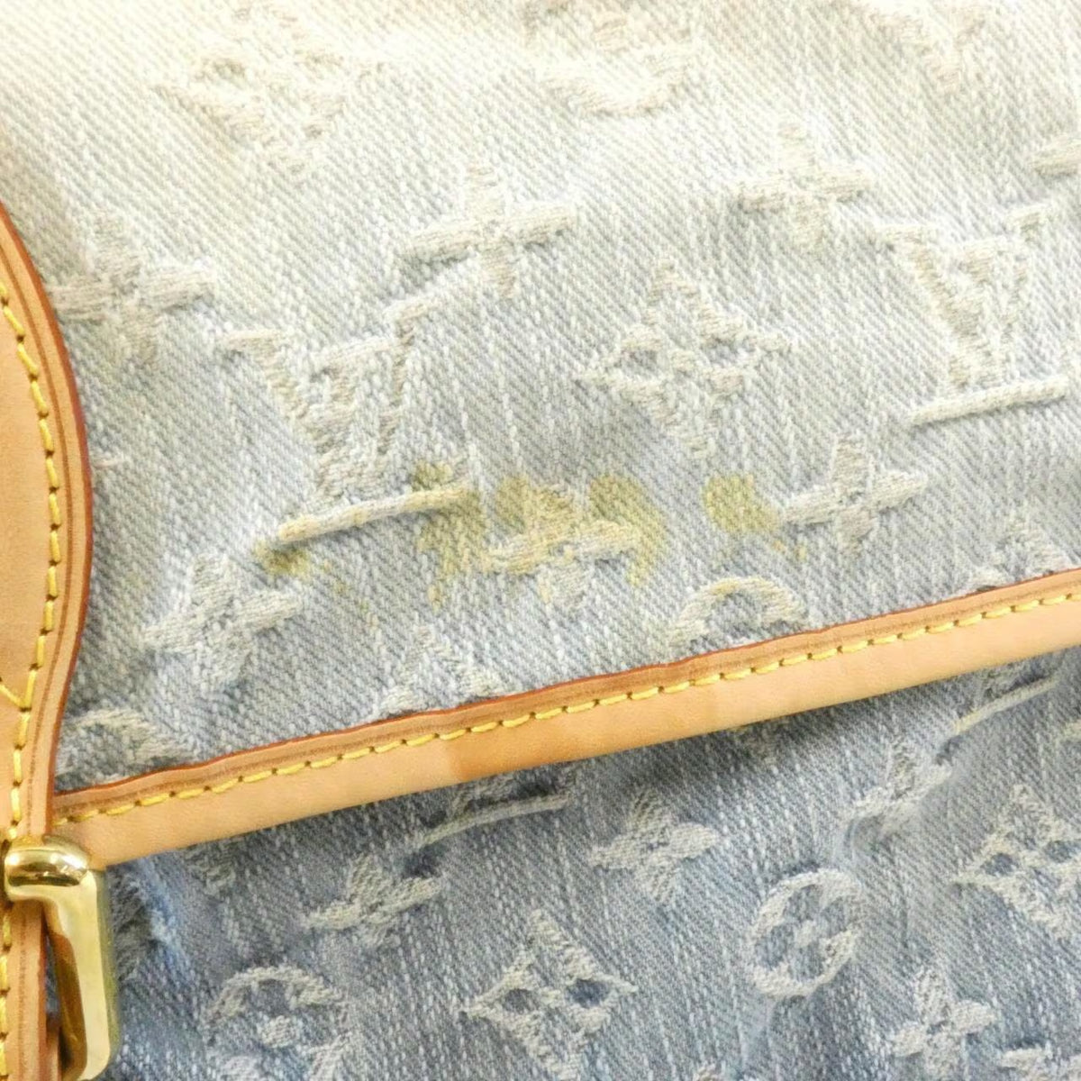 Louis Vuitton Sunrise Sunburst Denim Monogram Messenger