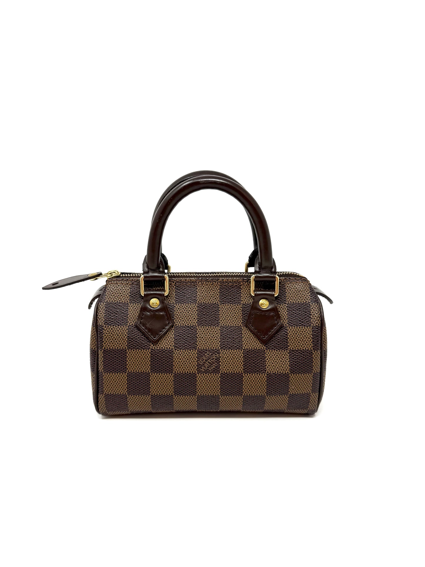 Louis Vuitton Speedy Mini HL Handbag Damier Ebene Limited Edition Special Order