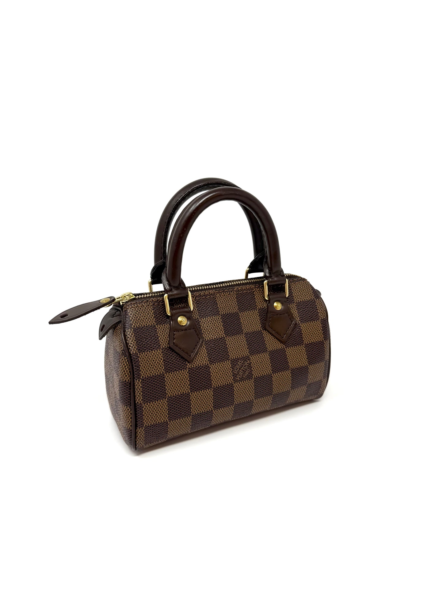 Louis Vuitton Speedy Mini HL Handbag Damier Ebene Limited Edition Special Order