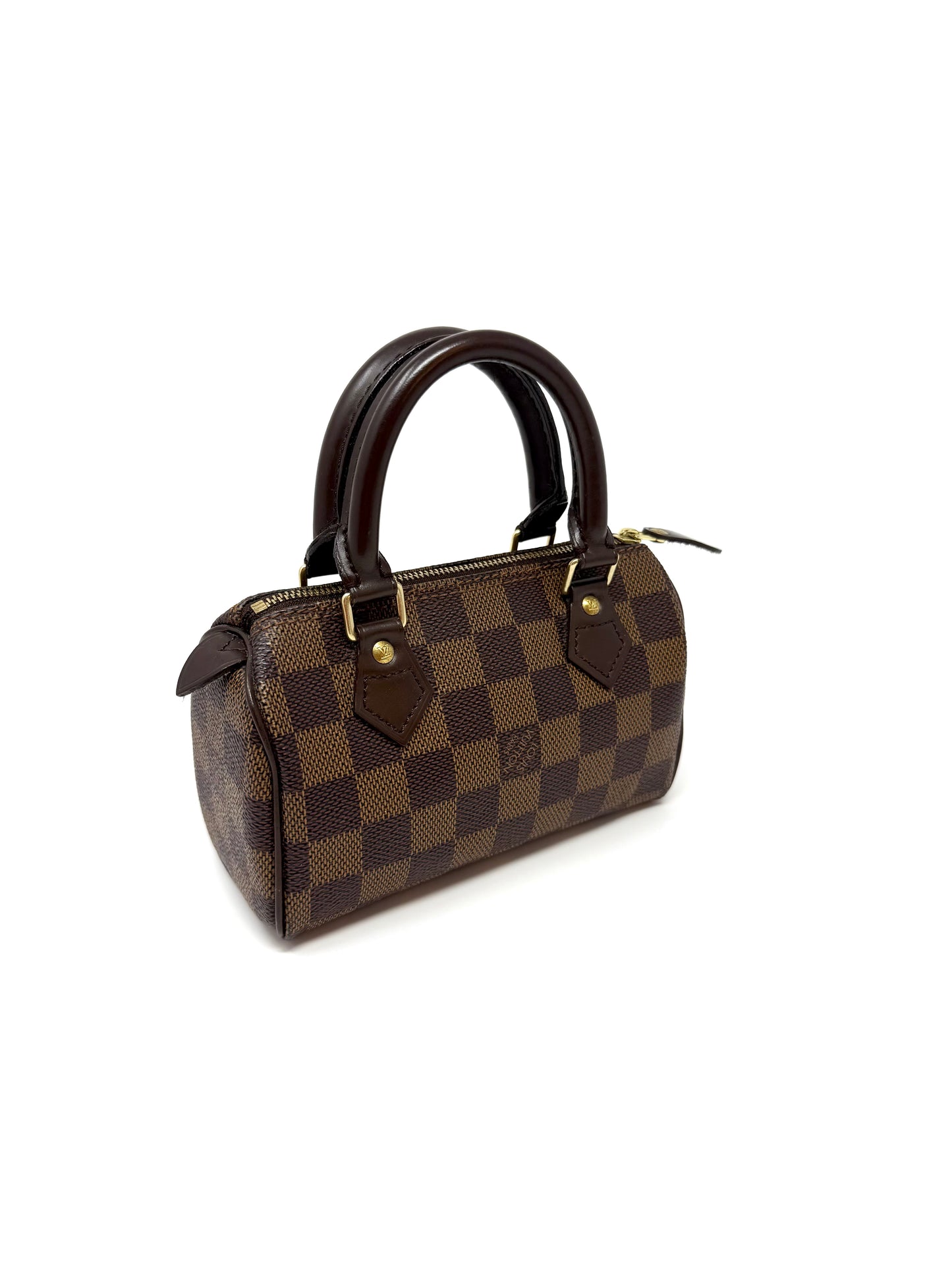 Louis Vuitton Speedy Mini HL Handbag Damier Ebene Limited Edition Special Order