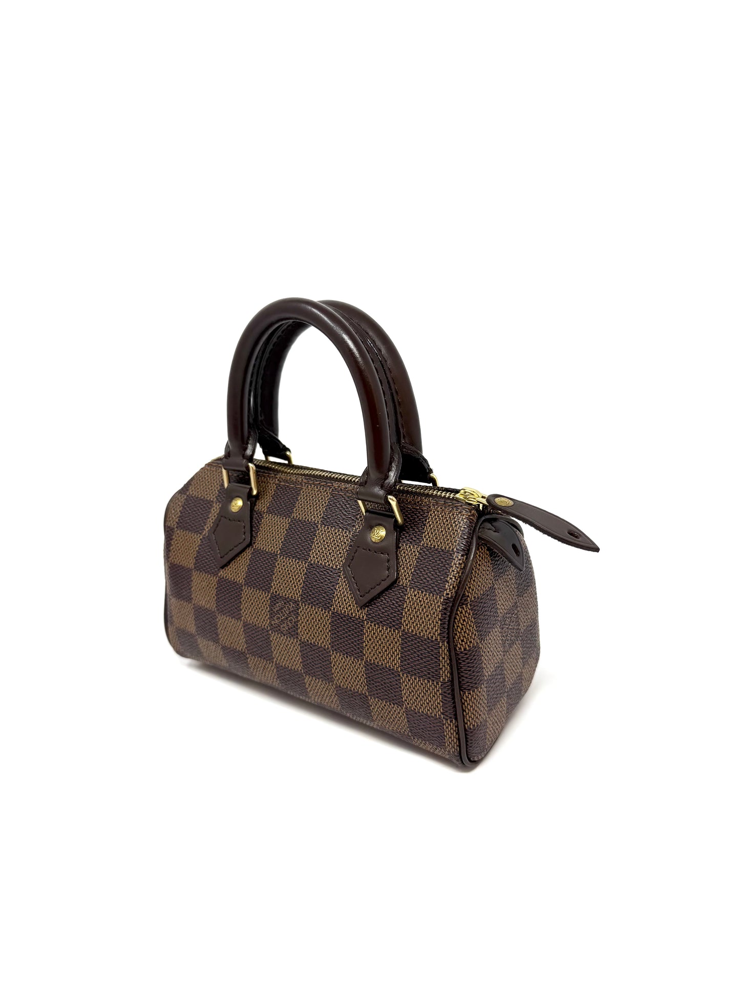 Louis Vuitton Speedy Mini HL Handbag Damier Ebene Limited Edition Special Order