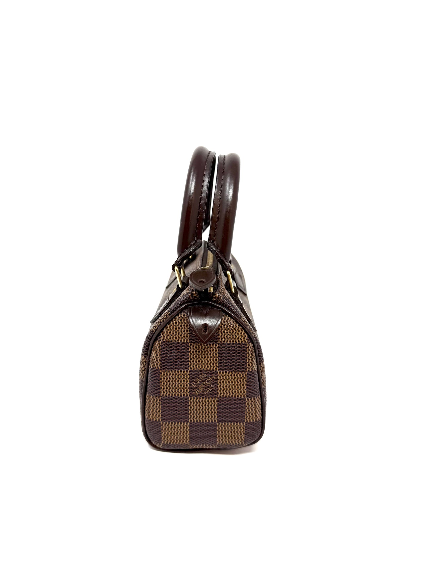 Louis Vuitton Speedy Mini HL Handbag Damier Ebene Limited Edition Special Order