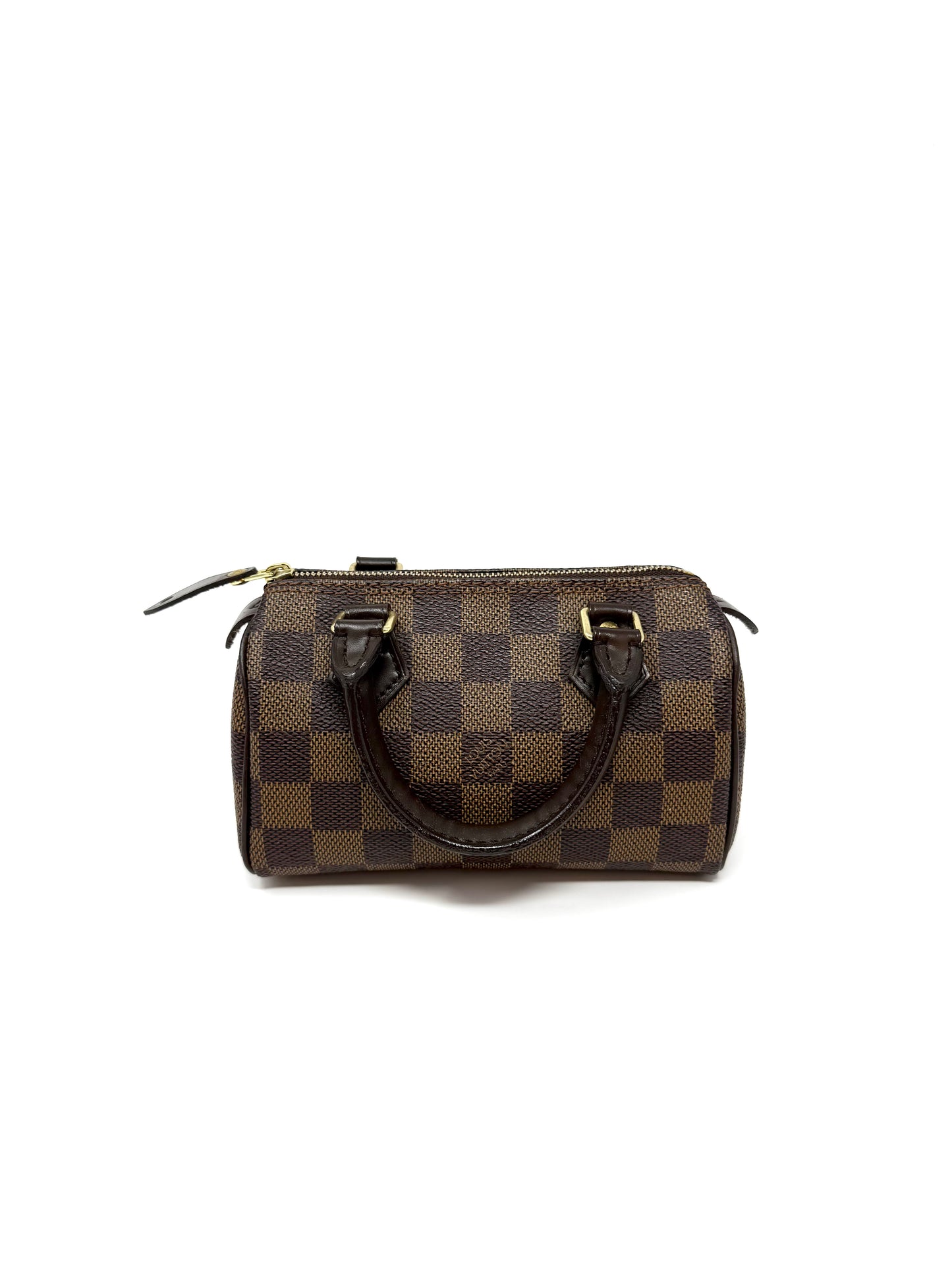 Louis Vuitton Speedy Mini HL Handbag Damier Ebene Limited Edition Special Order
