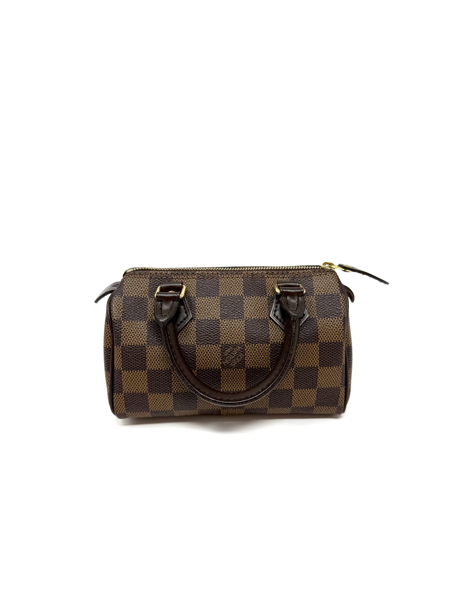 Louis Vuitton Speedy Mini HL Handbag Damier Ebene Limited Edition Special Order