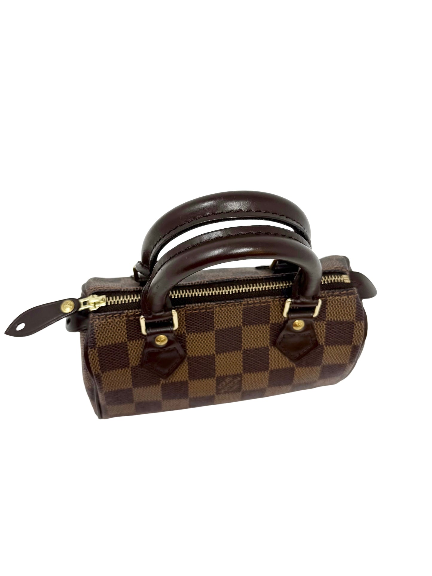 Louis Vuitton Speedy Mini HL Handbag Damier Ebene Limited Edition Special Order