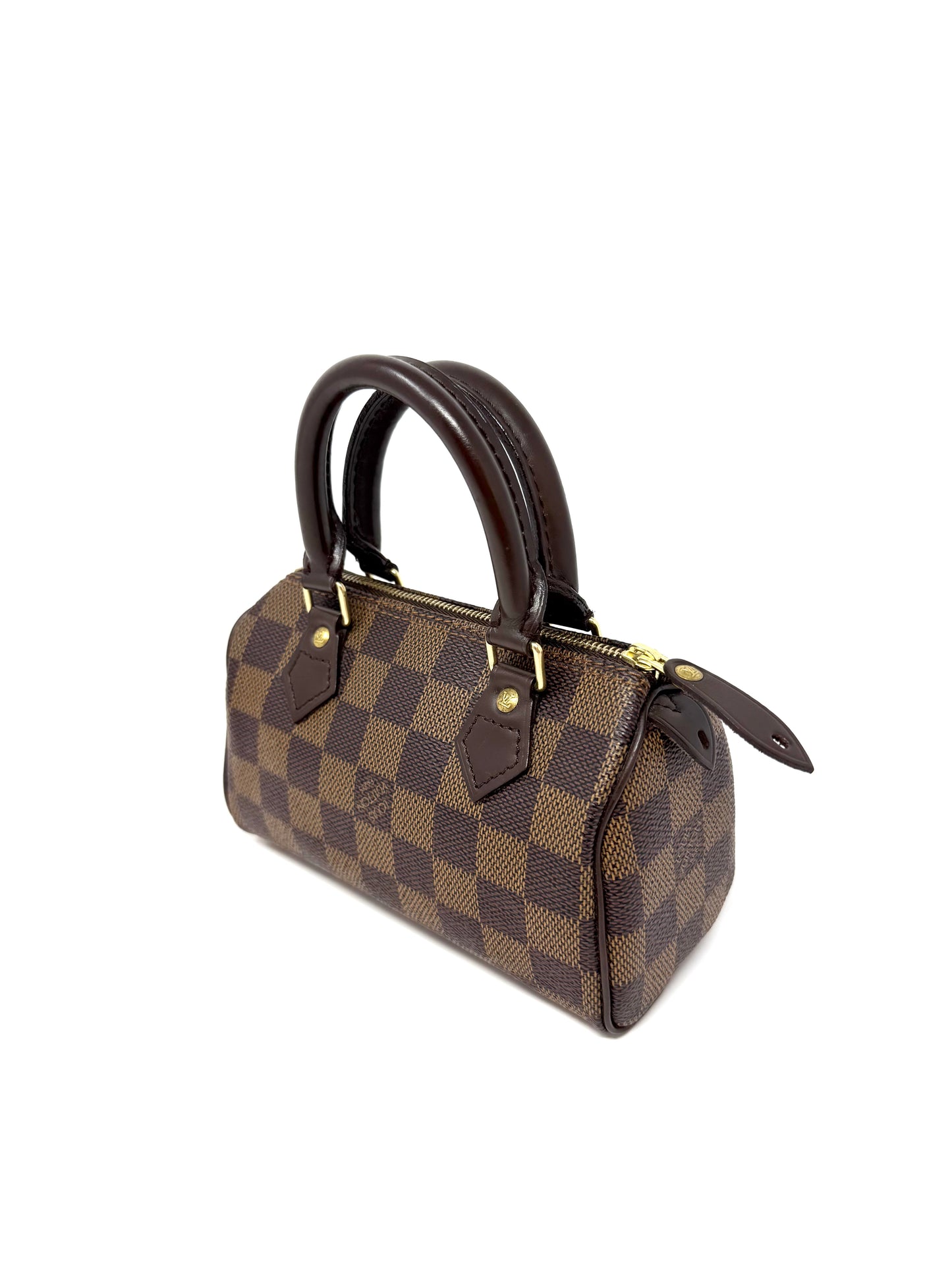Louis Vuitton Speedy Mini HL Handbag Damier Ebene Limited Edition Special Order