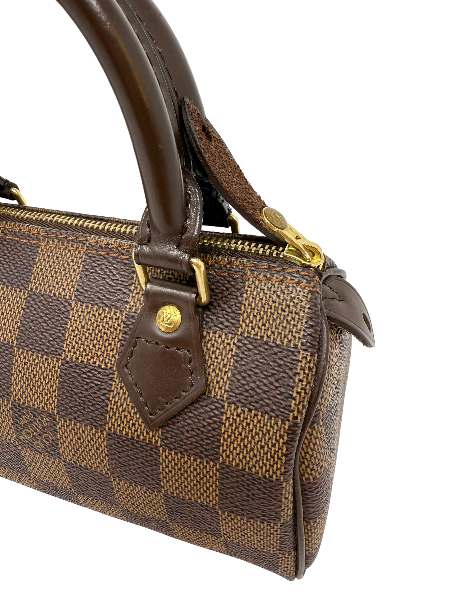 Louis Vuitton Speedy Mini HL Handbag Damier Ebene Limited Edition Special Order