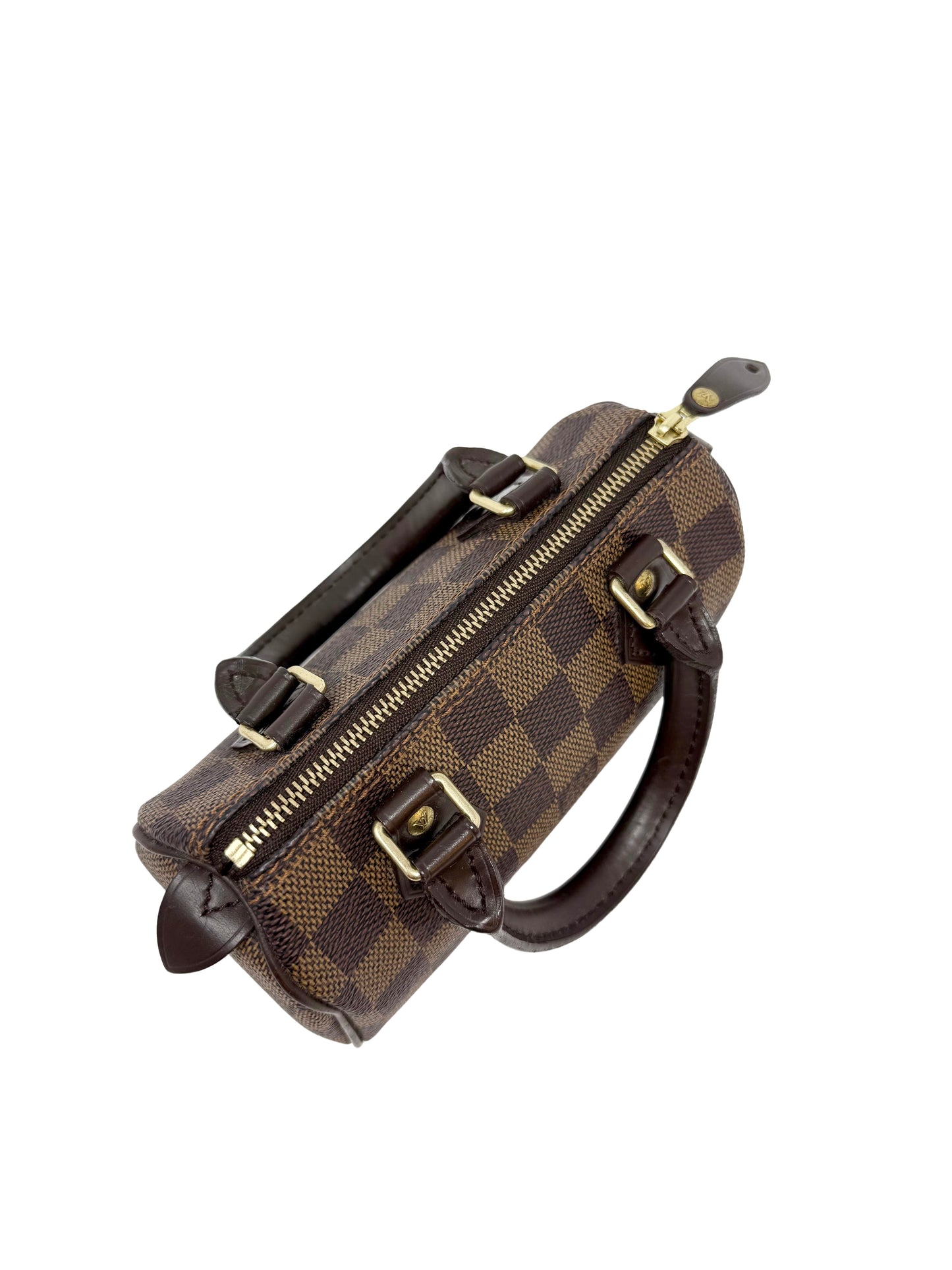 Louis Vuitton Speedy Mini HL Handbag Damier Ebene Limited Edition Special Order