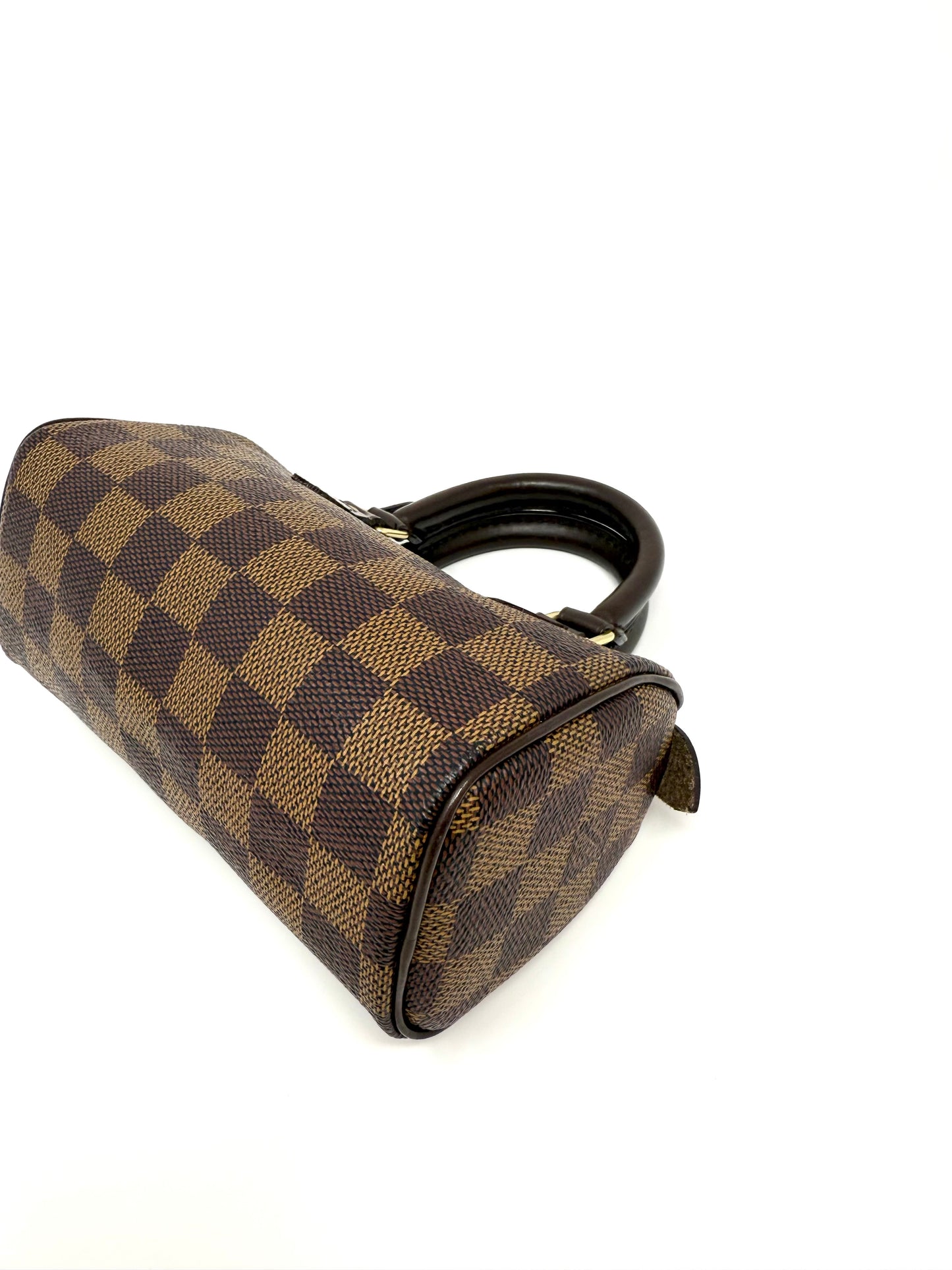 Louis Vuitton Speedy Mini HL Handbag Damier Ebene Limited Edition Special Order