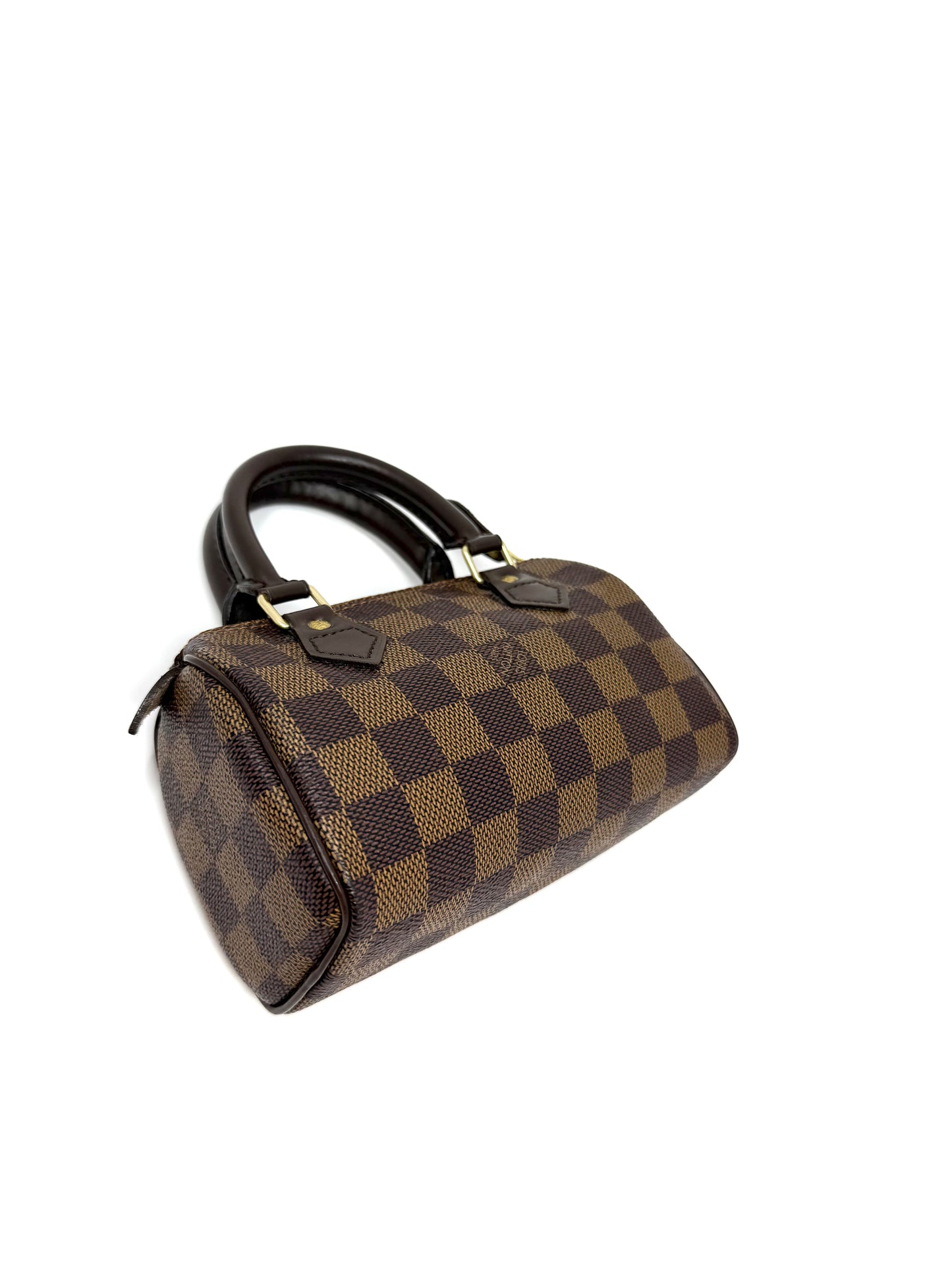Louis Vuitton Speedy Mini HL Handbag Damier Ebene Limited Edition Special Order