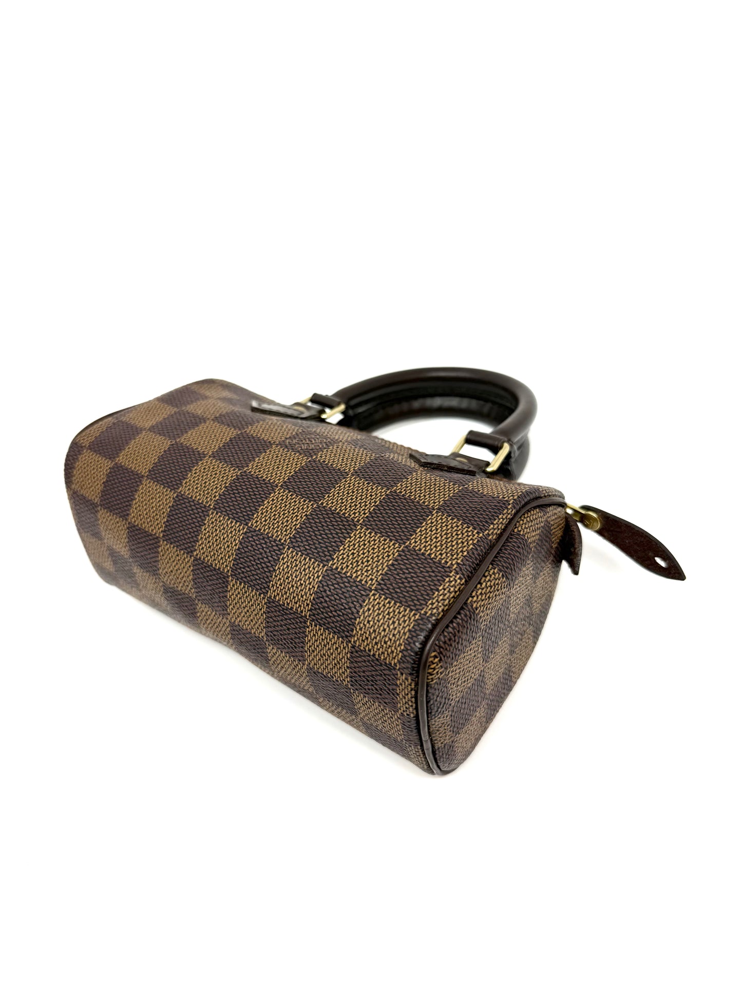 Louis Vuitton Speedy Mini HL Handbag Damier Ebene Limited Edition Special Order