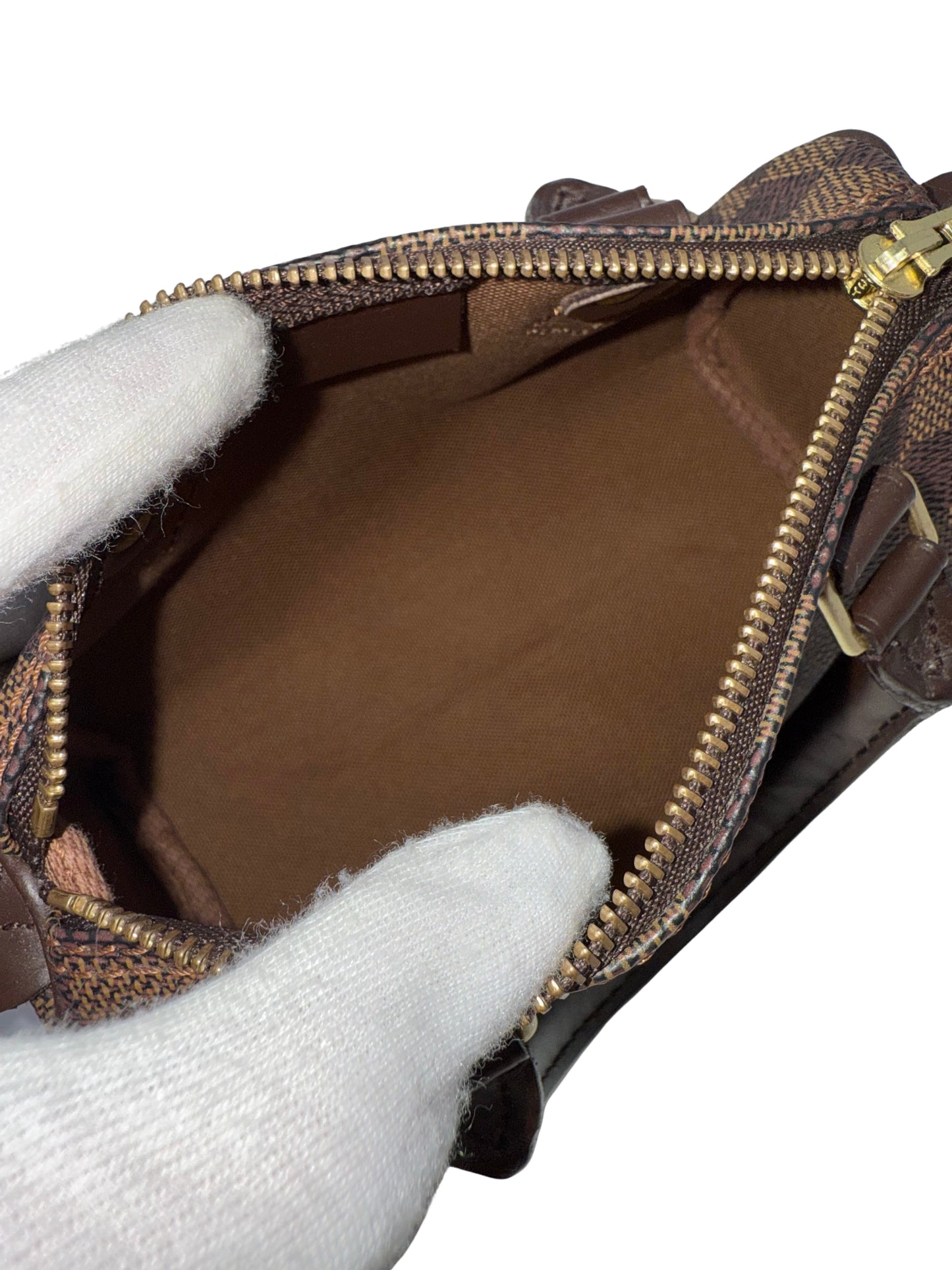 Louis Vuitton Speedy Mini HL Handbag Damier Ebene Limited Edition Special Order