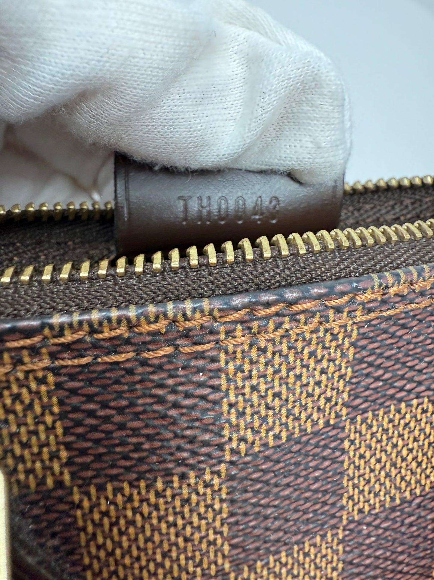 Louis Vuitton Speedy Mini HL Handbag Damier Ebene Limited Edition Special Order