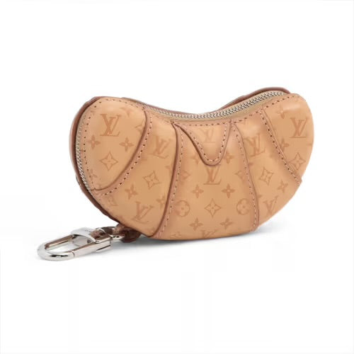 Louis Vuitton Monogram Croissant Key Holder Bag Charm